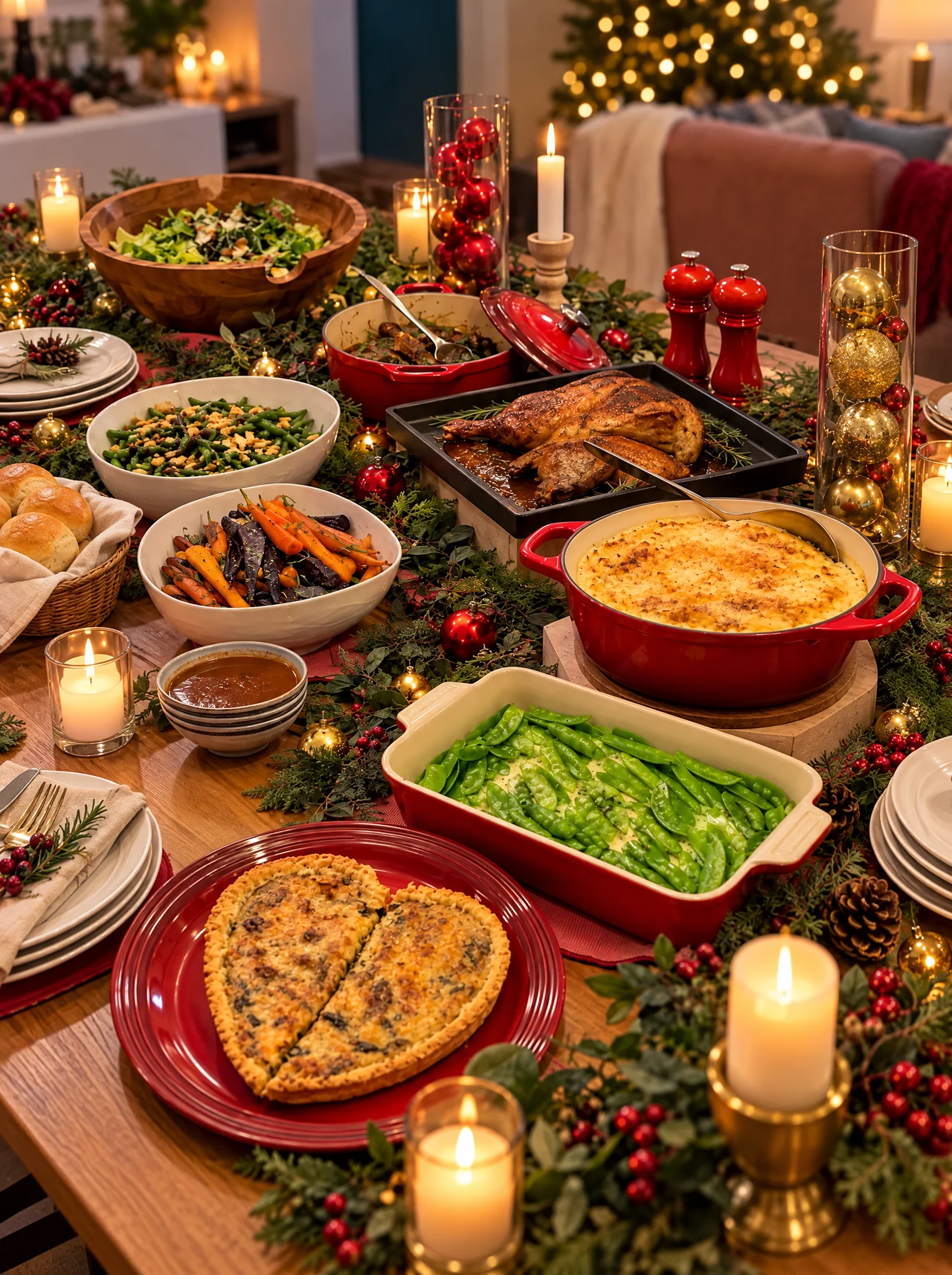 A table laid for private dining, cooked by Chef Mark Reuben.
